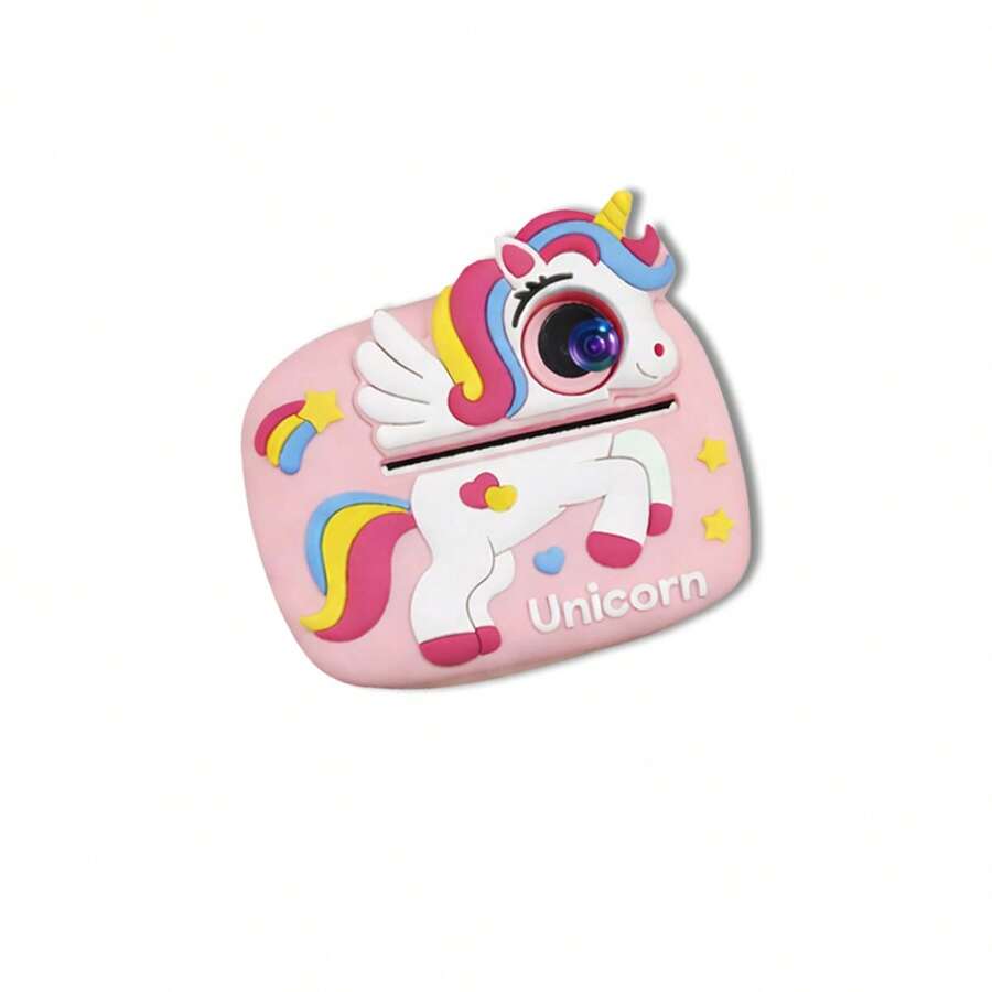 KLACK Cámara Digital Instantánea para Niños con Impresión Térmica, Juguete Portátil de Fotografía y Vídeo HD, Pantalla a Color y Diseño Creativo, Regalo Ideal de Cumpleaños - Ver 1