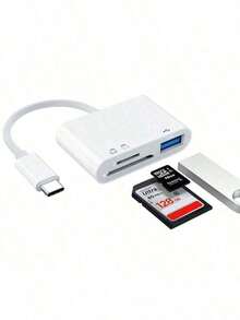 3-In-1 USB-C Micro SD Card Reader Adapter, Compatible With IPad Pro, And More USB-C Devices - Xem 9
