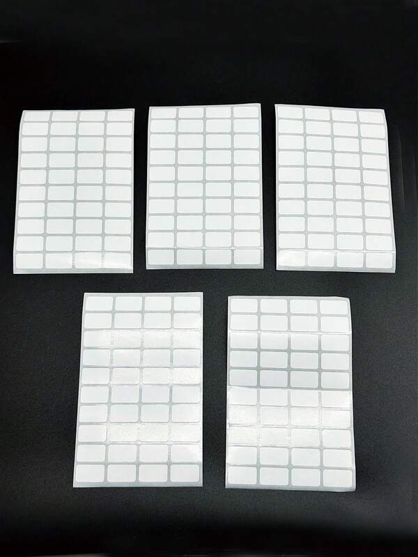 200 piezas de etiquetas en blanco removibles, tamaño compacto de 1.2cm*2cm, marcado claro sin ser intrusivo, adecuado para clasificación de almacenamiento en el hogar, etiquetado de botellas de especias, notas de fecha de caducidad, organización de artículos diversos, clasificación de objetos pequeños