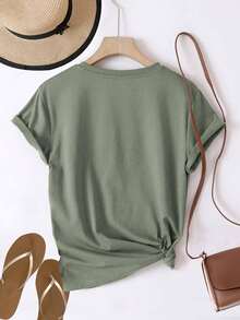 Women T-Shirts - [White] - View 7