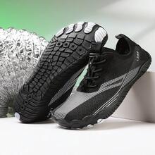 Giày lội nước năm ngón dành cho nam, nhẹ, thoáng khí, chống trơn trượt. - màu đen - Xem 17