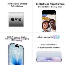 Apple 全新 iPhone 17，512GB/256GB，已解锁，成色极佳，电池续航持久，可靠实用，做工精良，双卡双待 5G 手机，是送给长辈、朋友、伴侣、同学的最佳礼物之选。 - 多色 - 查看 7