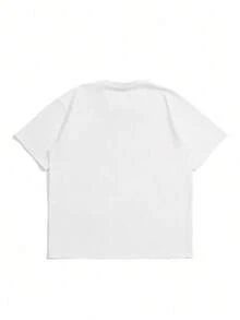 Casual Short-Sleeve T-Shirt For Men | High-Quality Fabric | Unique Graphic | Ideal Summer Option. - White - View 4