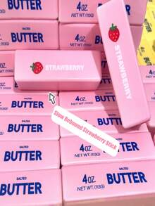 1pc Slow Rising Cream Bar, Anti-Pressure Cream Bar, Slow Rising Strawberry Bar, Stress Relief Toy, Slowly Rising Soft Squeezable Elastic Cheese Bar, Prank Toy, Stress Relief Toy, Squeeze And Stretch, Slow Rebound Sensory Stress Relief Toy, Perfect Gift For Holidays, Birthdays, Parties, Gift For Men And Women (Chocolate, Blue, Green, Yellow, Pink) - Mixed - View 4