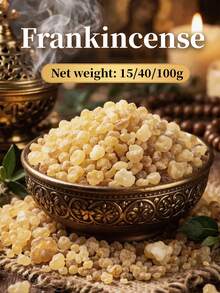 15g/40g/100g Nhũ hương, Hương thơm độc đáo lâu dài, Thích hợp để đốt xông tinh dầu, Không chất phụ gia, Kết cấu dầu đặc, Hương thơm nồng nàn, Có thể dùng với lư hương, Chống cháy, Thích hợp để làm thơm không khí trong nhà, hỗ trợ giấc ngủ, thư giãn, tăng cường tập trung, tập yoga, tiếp đãi khách và làm quà tặng. - Nhũ hương loại A - Xem 2