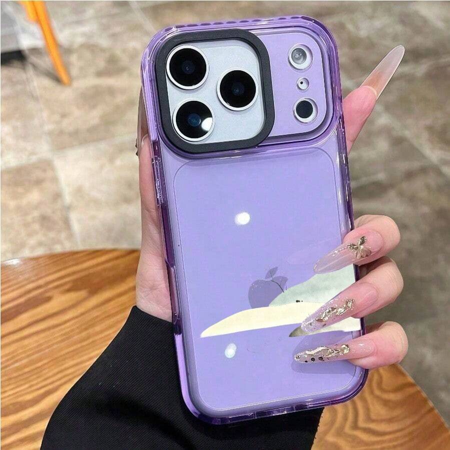 Basic Phone Cases - بنفسجي شفاف - مشاهدة 1