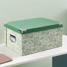 1pc Folding Box Living Room Simple Storage Box Multi Functional Study Room Office Storage Books Clothing Toys Office Supplies Sorting Box Dormitory Storage - Multicolor - View 7