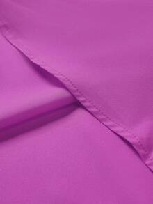 Men's Solid Color Business Casual Short Sleeve Shirt - Red Violet - View 7