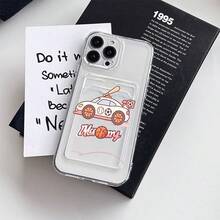 スマホケース カード収納ケース シンプルデザイン ユニセックス 大人上品 TPUケース 四隅耐衝撃 全面保護 耐衝撃 傷防止 カメラレンズ保護 17pro Max/17pro/17/11/12/13/14/15/15Pro/15PluS/15Pro Max/16/16Pro/16PluS/16Pro Max/MIN/X/XR 対応 インスタ映え 贈り物に最適 - 透明 - チェックする 1