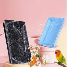 50片装一次性塑料底膜，适用于宠物/厕所垫、鸟/兔笼、猫砂袋、狗尿垫、清洁垫 - 白色 - 查看 4