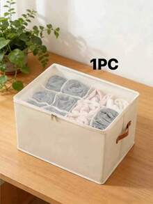 1pc Foldable PVC Transparent Shoe Box With Lid, Available In Gray, Beige And Black, Multifunctional Storage Box For Shoes, Clothes And Miscellaneous Items - View 13