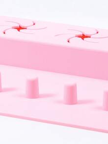1pc Pink Nail Silicone Storage Practice Base, Suitable For Nail Practice Polishing, Nail Plate Application And Storage, Multifunctional Nail Table Mat Tool, Nail Art Practice Nail Tool, Nail Supplies - Pink - View 8