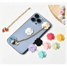 10 chiếc giá đỡ điện thoại silicon hình hoa trái tim, phù hợp với mọi loại điện thoại thông minh. - Nhiều màu - Xem 1