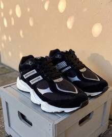 Unisex Platform Sneakers For Running, Gym, Training, Crossfit, Walking, Casual, Lightweight, Soft, Stylish, Simple, Padded, Beach, Casual, University, Sporty, Party, Outdoor, Elegant, Street, Gym And Fitness, School, Outdoor, Couple, Beach, Lace-Up, Eyelet, Home - Đen và trắng - Xem 1