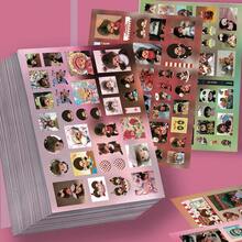 8张Mon-Chhi-Chi卡通防水贴纸套装，动漫周边切割贴纸材料 - 彩色 - 查看 3