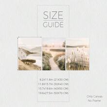 3Pcs Neutral Boho Nature Landscape Canvas Wall Art, Lake House Pampas Grass Path Prints, Minimalist Neutral Decor For Living Room Bedroom, Modern Boho Home Decoration, Frameless - 802 - View 3
