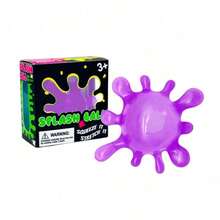 Spectacular Splat-Tastic Stretch Toy& Adults, Gel Filled Squishy Toys Stress Relief - High Density Squeeze Balls For Students Calming - Fidget Squishy Toys For Anxiety Relief - Màu tím - Xem 7