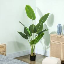HOMCOM Artificial Tree - Green - View 9