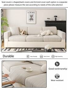 1 tấm bọc ghế sofa co giãn, chống trượt, phủ toàn bộ bề mặt ghế, phù hợp cho mọi mùa, bọc ghế sofa bằng vải, có thể giặt máy, chống bụi, thân thiện với thú cưng, bảo vệ ghế sofa trang trí, có thể điều chỉnh cho ghế sofa góc, phòng ngủ, văn phòng, phòng khách 1/2/3/4 chỗ ngồi. - Màu Xám nhạt - Xem 10