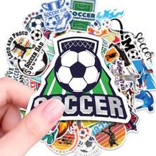 50PCS Soccer Stickers, Waterproof Vinyl Decals For Adults, Sports Fans, Suitable For Water Bottles, Laptops, Skateboards, Luggage, Cars, Bikes, Notebooks, Scrapbooking, DIY Decoration Gifts For Soccer Lovers Scrapbook Supplies - 1 Set - View 4