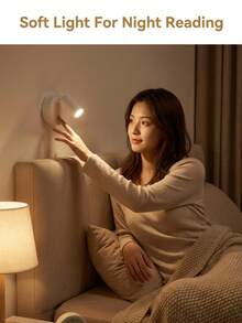 Đèn tường từ tính sạc lại, điều khiển cảm ứng, đèn LED điều khiển cảm ứng với pin 800mAh, thích hợp cho phòng ngủ, hành lang và phòng khách. - Một cỡ - Xem 10