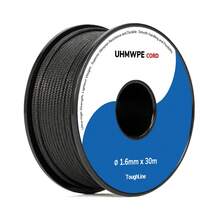 1.6mm X 30m Braided Dyneema Light Cord, Ultra-Strong Abrasion Resistant UHMWPE Rope For Fishing Line, Leaders, Kites, Tent - Multicolor - View 2