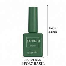 GUIBOFU 15ml 草原系列凝胶指甲油套装 4色 #037 #040 #086 #088 - 自然灵感草原深绿、霓虹绿、蓝绿色、橄榄绿凝胶指甲油，UV/LED固化，专业沙龙品质，持久显色，一层即可覆盖，美甲用品，DIY美甲美足套装，送给女性和女孩的礼物，春日自然漫步森林氛围 - 彩色 - 查看 4