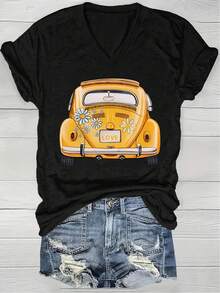 Women T-Shirts - Black - View 2