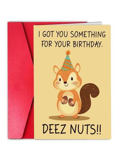 1 pieza Tarjeta de cumpleaños divertida, Regalos de cumpleaños feliz, Decoraciones de cumpleaños únicas para hombres, mujeres, esposos, esposas, madres, padres, abuelas, amigos, familia, cualquiera