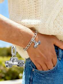 1pc Minimalist Unique 925 Sterling Silver Spring Flower Rabbit Pendant, DIY Necklace Delicate Jewelry Gift For Women & Men - Gather - View 5