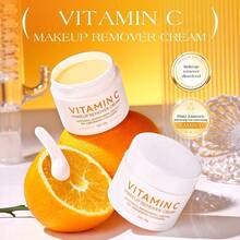 Mua 1 tặng 1, 2 chai kem tẩy trang Vitamin C, làm sạch sảng khoái, dịu nhẹ và không gây kích ứng, tẩy trang nhanh chóng hiệu quả cao, ngăn ngừa cặn trang điểm, thành phần làm tươi mát. - Sáp tẩy trang chứa Vitamin C (2 chai) - Xem 4
