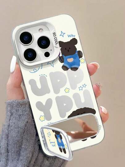 1 Pc, Suspenders Dog Following From The New Mirror Stents, Iphone17 Iphone17promax/Iphone16 Promax/Iphone15pro/Iphone14 Iphone13/12/11 Fit As A Family/Friend/Sister/Girlfriend's Valentine's Day Gift/Birthday Gift/Mother's Day Gift/Easter Gift.