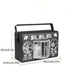 DJ 迪斯可派對燈,多功能 5 合 1 投影燈,附遙控器與聲控功能,支援 DMX512,適用於舞台表演、酒吧、KTV、生日派對、婚禮、唱歌、禮物、節日照明 - 查看 11