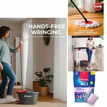 O-Cedar EasyWring Microfiber Spin Mop And Bucket Cleaning System+ Lavender Pac (Variety Pack) - 易旋旋轉拖把和水桶 + 薰衣草香包 - 查看 1