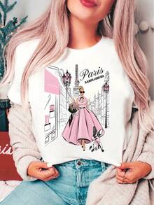 Women T-Shirts - White - View 3