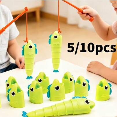 Fishing Battle & Fishing Master Telescopic Toy Set | Interactive Desktop Battle Board Game | Party & Family Gathering Game