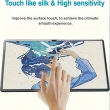 Protector de pantalla de vidrio templado compatible con Samsung Galaxy Tab S7 FE/S8+/S9+/S9 FE+/S10+ de 12.4 pulgadas, protección de cobertura completa, diseño antiarañazos, película protectora de tableta con acabado brillante - transparente - Ver 2