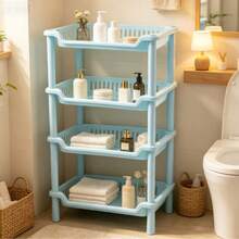 微波炉架、厨房收纳架、电饭煲架、多功能家用台面收纳架 - 薄荷藍 - 查看 5