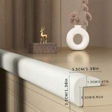 2m Baby Corner Guards, Infant Table Edge Cushion, Foam Wall Corner Protector, Adhesive Bumper Strips - Multicolor - View 4
