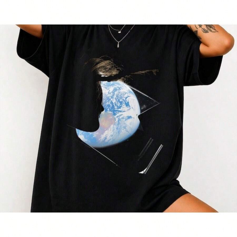 Women T-Shirts - Black - View 1