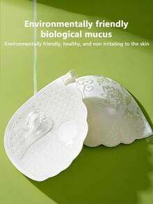 肤色蕾丝隐形聚拢粘性文胸，透气粘性Nubra，可重复使用无肩带露背隐形文胸，适合搭配婚纱、派对礼服、夏季上衣，A-D罩杯 - 多色 - 查看 4