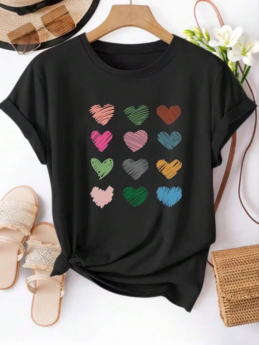Women T-Shirts - Black - View 1