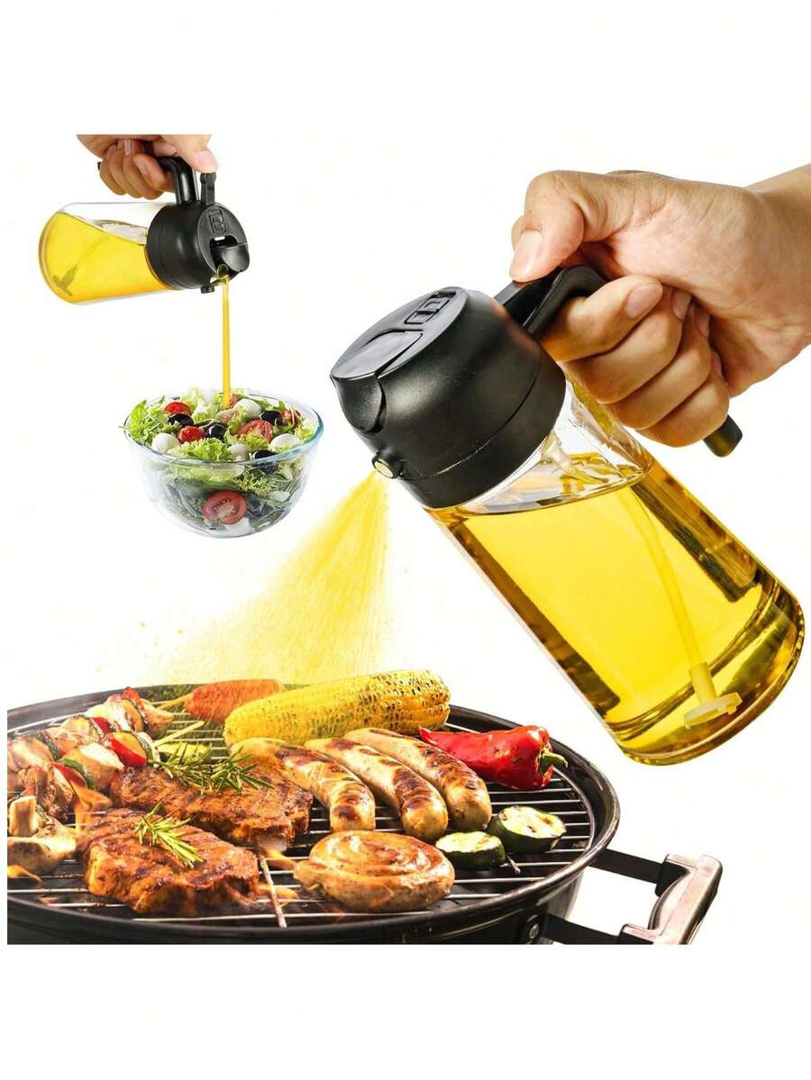 Bình xịt dầu ô liu, bình xịt dầu ăn nhà bếp, bình xịt dầu nướng, bình xịt dầu cho nồi chiên không dầu, bình xịt phun sương liên tục dùng trong nấu ăn. - Nhiều màu - Xem 1