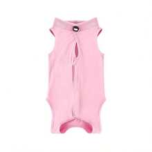 1 pieza Ropa protectora para mascotas - Traje de recuperación suave y transpirable para gatos y perros pequeños en todas las estaciones - Rosa - Ver 13