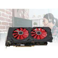 Denash Tarjeta Gráfica GDDR5 de 8GB, Tarjeta de Video de 256 bits GPU PCI Express 3.0 X 16 Gaming Graphics Card con 2 Ventiladores de Enfriamiento para Juegos 4K Gaming PC 1080p 3A - Ver 9