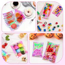 4x6 Inch Cookie Bags With Seals, Iridescent Self Adhesive Sealing Cellophane Brownie Wrappers Bags, Holographic Individual Treat Plastic Bag For Gift, Baking, Snack Packaging (100 Pcs) - View 6