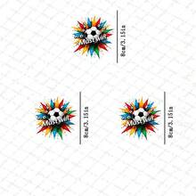 1 buah/2 buah/3 buah Stiker Transfer Panas Tinta Percikan Warna-warni "Harus Menang", Gaya Penyembuhan Alami, Patch Tempel Setrika DIY Cocok untuk Kaos, Hoodie, Tas Kanvas, Topi, Bantal - Beraneka warna - View 9