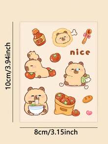 Bộ 24/12 túi quà sinh nhật hình chuột lang nước kèm sticker, túi đựng kẹo dễ thương kiểu Kawaii cho tiệc chủ đề chuột lang nước, quà tặng cho trẻ em, tiệc mừng em bé, phần thưởng trong lớp học. - Nhiều màu - Xem 12
