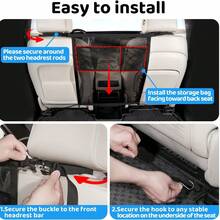 通用型车载宠物隔离网，可调节安全网，可折叠防干扰，适合旅行 - 均碼 - 查看 4