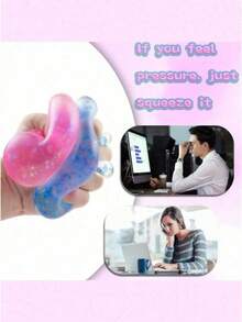 Nee Doh Dreamy Water Drop Swirl Cube Squishy Toy Exquisite Atmospheric Light Luxury Malt Sugar Slow Rising Stress Ball Anxiety Relief Fidget Toy JCWM - Hồng - Xem 9